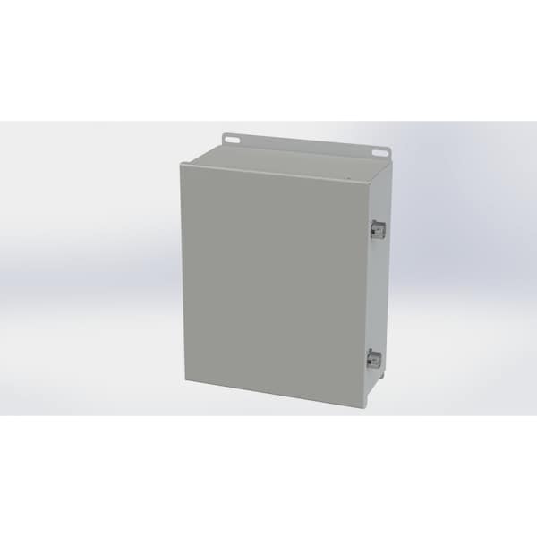 Screw Clamps Electrical Enclosures, 12.13 in H, 5 in D, 10 in W, NEMA 3R, 4, 12, 13, Carbon Steel